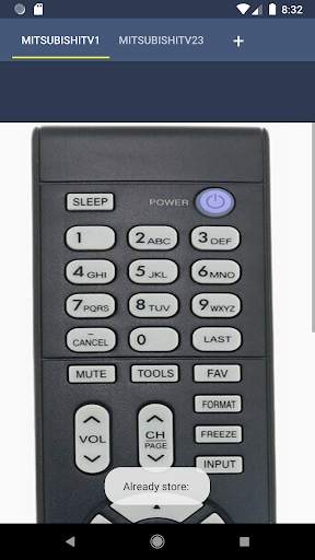 Mitsubishi TV Remote screenshot 7