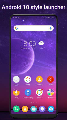 Cool Q Launcher for Android 10 screenshot 1