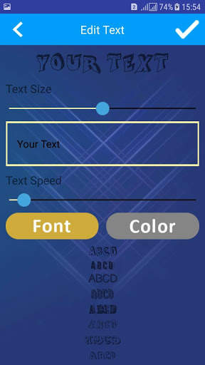 3d text photo cube live wallpaper for mobile 2021 screenshot 3