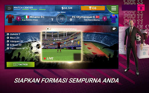 Pro 11 - Football Manager Game screenshot 6