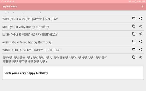 Stylish & Fancy Fonts/Text screenshot 4