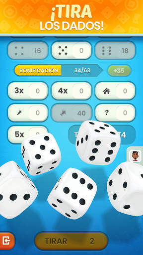 Golden Roll: El juego de dados yatzy screenshot 1