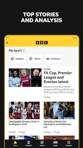 BBC Sport - News & Live Scores screenshot 10