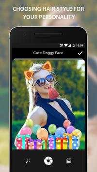 Animal face sticker photo editor screenshot 1