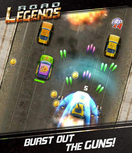 Road Legends - Car Racing Shooting Games For Free screenshot 7