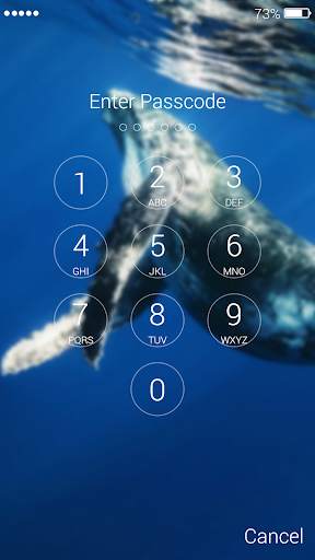 Blue Whale Lock Screen screenshot 6