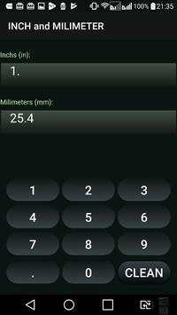 Milimeter and Inch (mm & in) Convertor screenshot 4