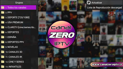 Zero IPTV Player screenshot 1