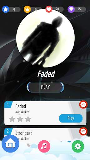 ALAN WALKER Piano Tiles screenshot 1