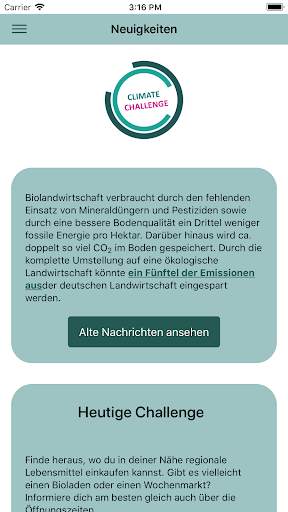 Climate Challenge App screenshot 3