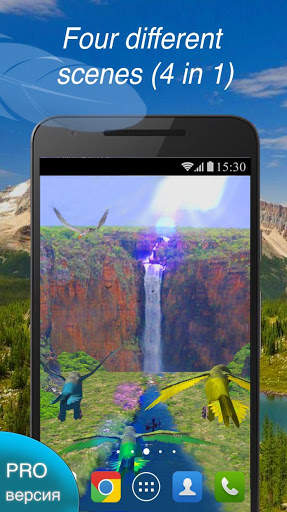 PRO Parrots 3D Live Wallpaper Love Birds screenshot 2