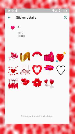 Love Stickers for WhatsApp WAStickerApp screenshot 10