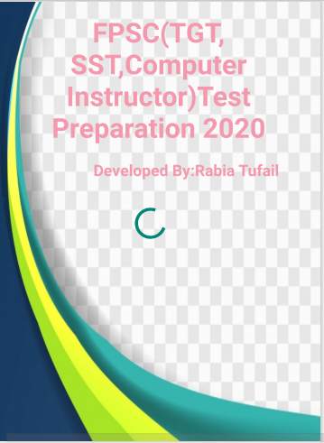 Fpsc(TGT,SST,Comp Instructor)Preparation 2020 1 تصوير الشاشة