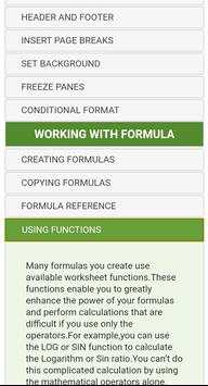Learn MS Excel Complete Guide (OFFLINE) screenshot 5