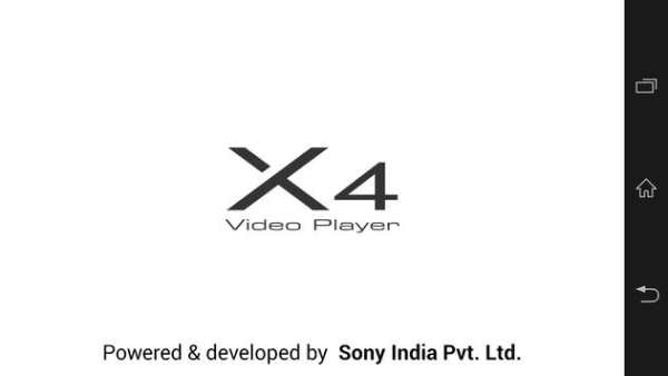 X4 Video Player screenshot 1