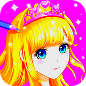 All Princess Coloring Book icon