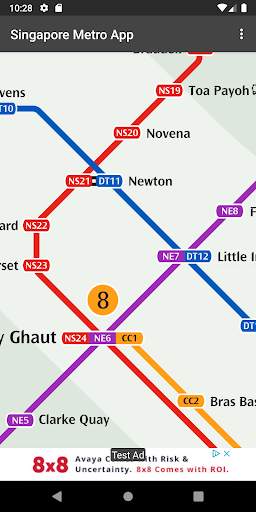 Offline Singapore Metro Map screenshot 2
