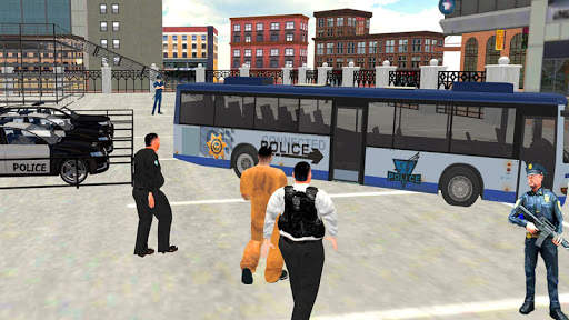 US Police Bus Driving Sim:Jail Prisoner Transport screenshot 3
