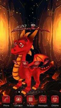 Animated Red Cartoon Dragon Launcher screenshot 3
