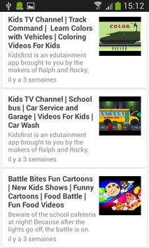 Kids Tv Channel - Cartoon Videos for Kids स्क्रीनशॉट 4