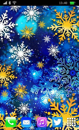 Snowflakes live wallpaper 2019 screenshot 1