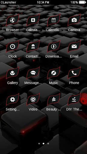 Cool tech theme: Nero Black Ma screenshot 2