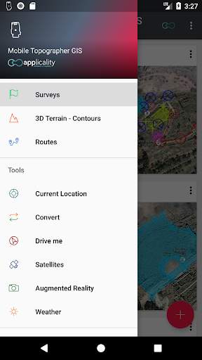 Mobile Topographer GIS screenshot 1