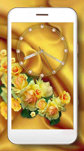 Roses Clock Live Wallpaper screenshot 6