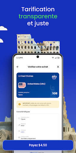 aloSIM - Carte eSIM de voyage screenshot 7
