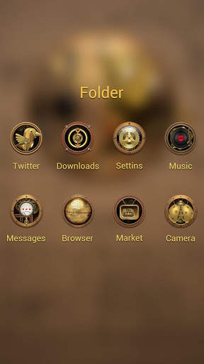 Steam Punk Go Launcher Theme screenshot 4