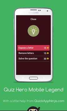 Quiz Hero Mobile Legend screenshot 2