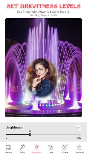 Water Fountain Photo Frame screenshot 3