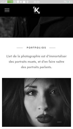 Johnk photographie screenshot 2