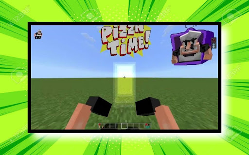 Peppino Pizza Tower Mod MCPE screenshot 1