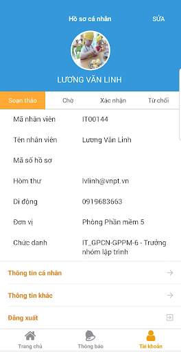 HRM VNPT screenshot 7