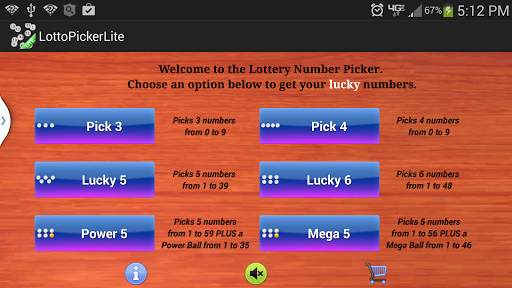 Lottery Number Picker Lite screenshot 2
