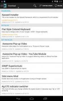 Xposed Installer screenshot 4