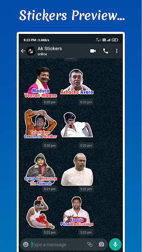 Tamil Stickers for WhatsApp screenshot 7