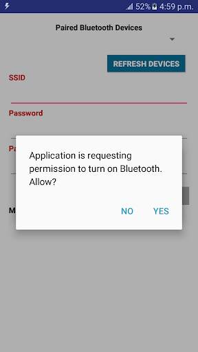 Smart Attendance - WiFi Configuration (BlueFi) screenshot 1