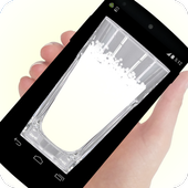 fake milk drink icon