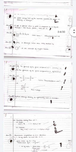 CHEMISTRY CLASS 12 TOPPER ANSWER SHEET скриншот 5