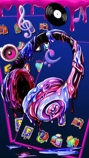 Graffiti Headphone Themes Live Wallpapers screenshot 3
