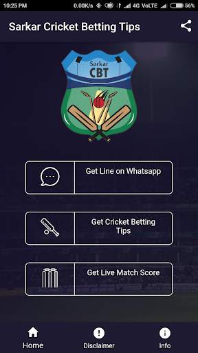 Sarkar CBT - Cricket Betting Tips screenshot 1