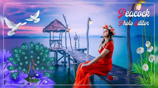 Peacock photo Editor 2019 screenshot 3