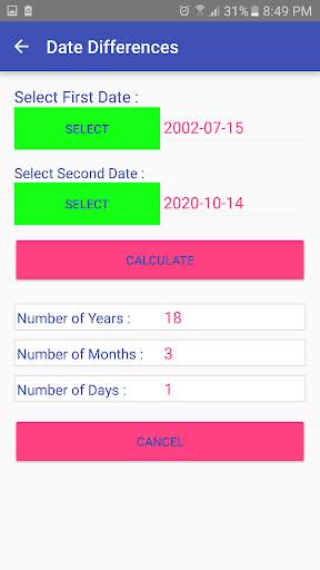 Date Calculator screenshot 6