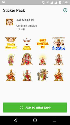 Navratri WhatsApp Stickers screenshot 1