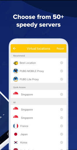 GB VPN - Pubg Bast 2021, Fast Secure Gameplay screenshot 3