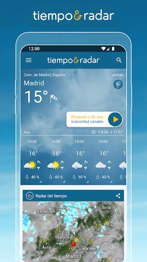 Tiempo & Radar: tu previsión screenshot 1