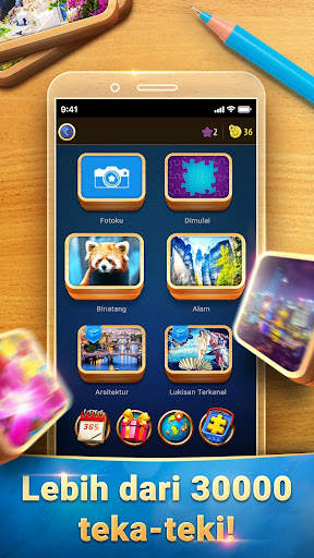 Teka-Teki Gambar Ajaib - Jigsaw Puzzle Games screenshot 2