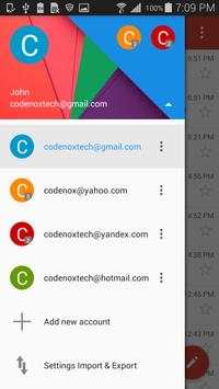Email for gmail app 5 تصوير الشاشة